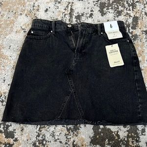 Denim Co. Black Jean Skirt - High Waist - New With Tags Size 6